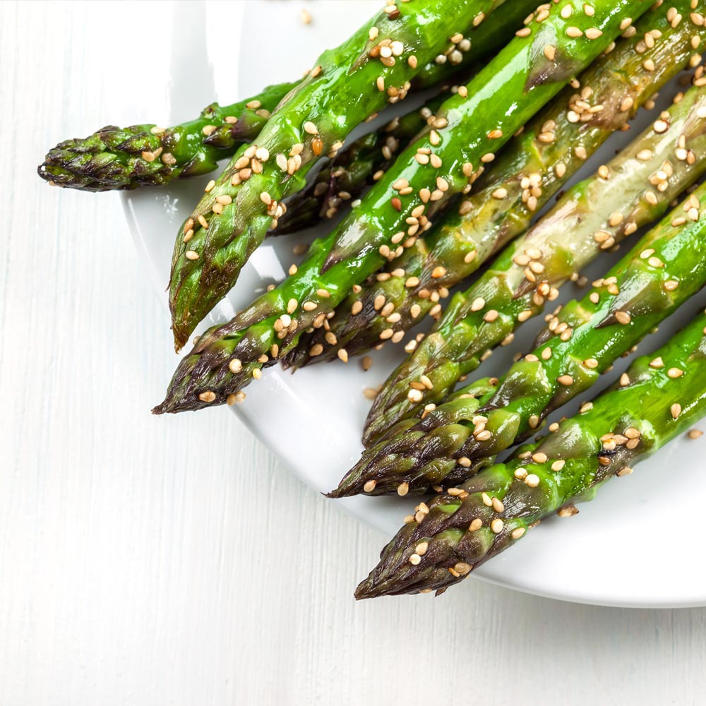 Asparagus with Sesame-Ginger Sauce