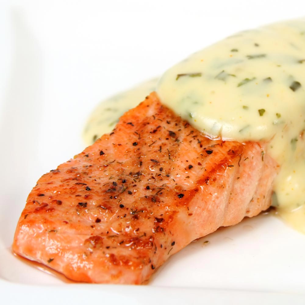 Baked Salmon with Ginger-Citrus Sauce