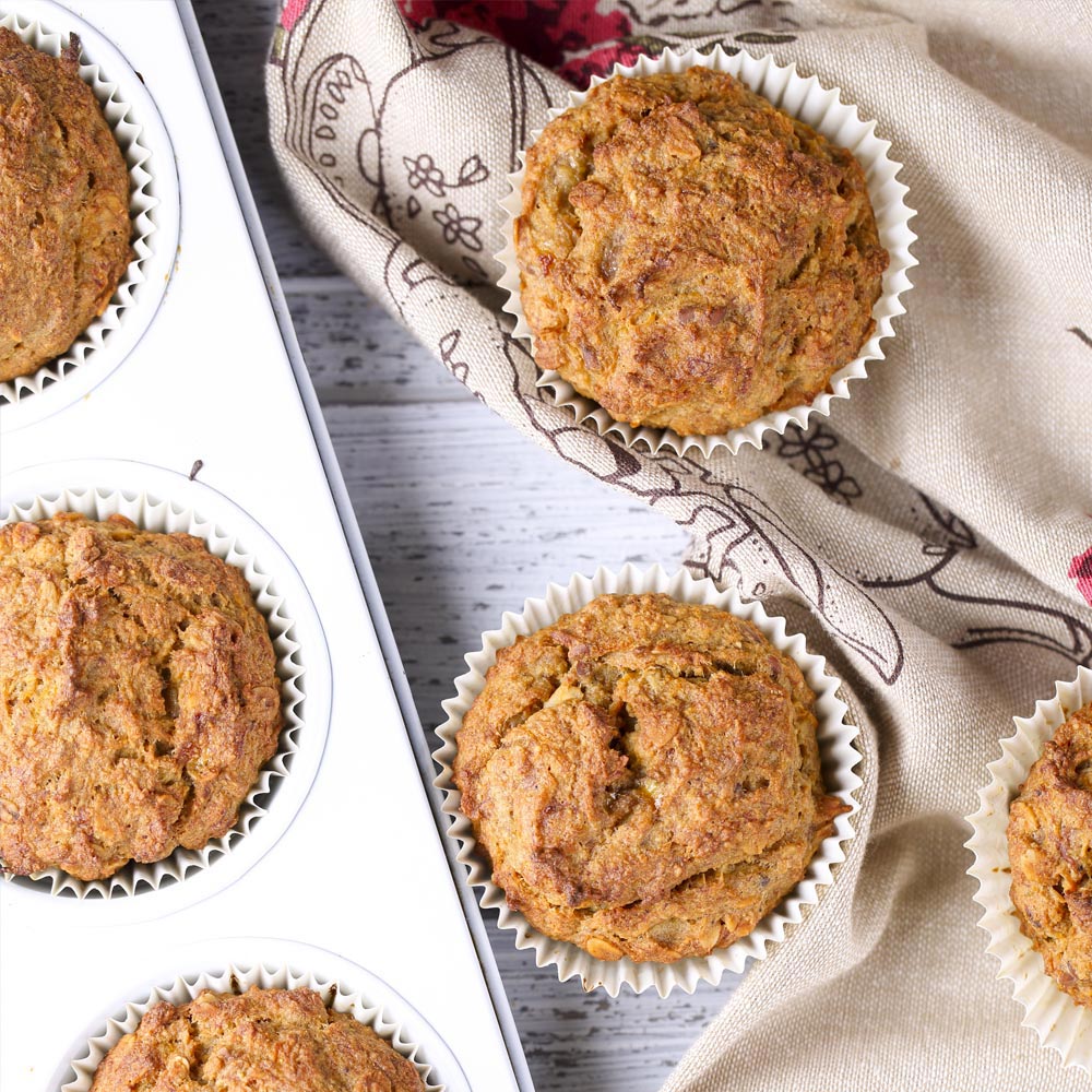 Carrot Apple Muffins