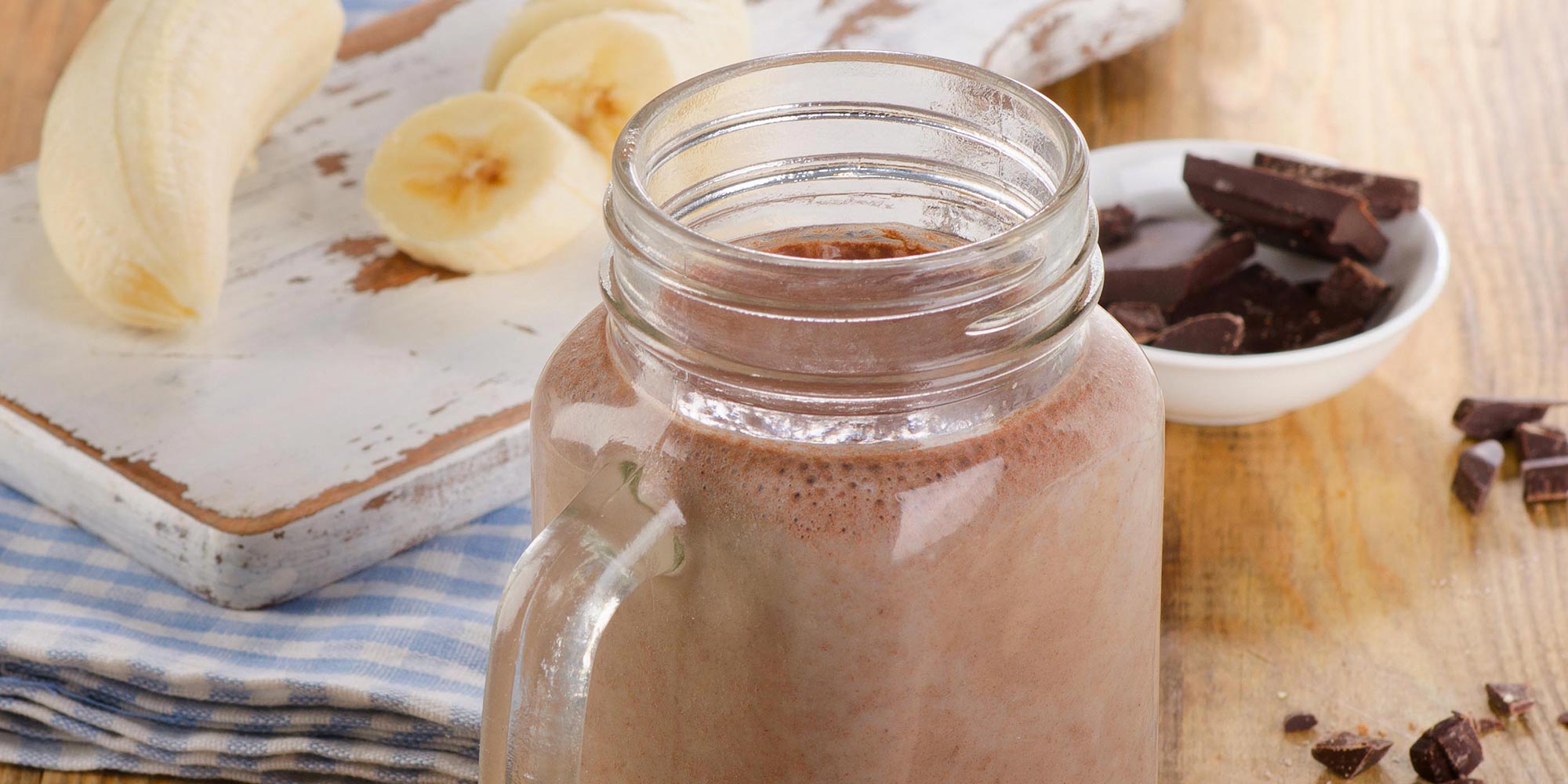Chocolate Banana Smoothie Recipe Zero Calorie Sweetener & Sugar