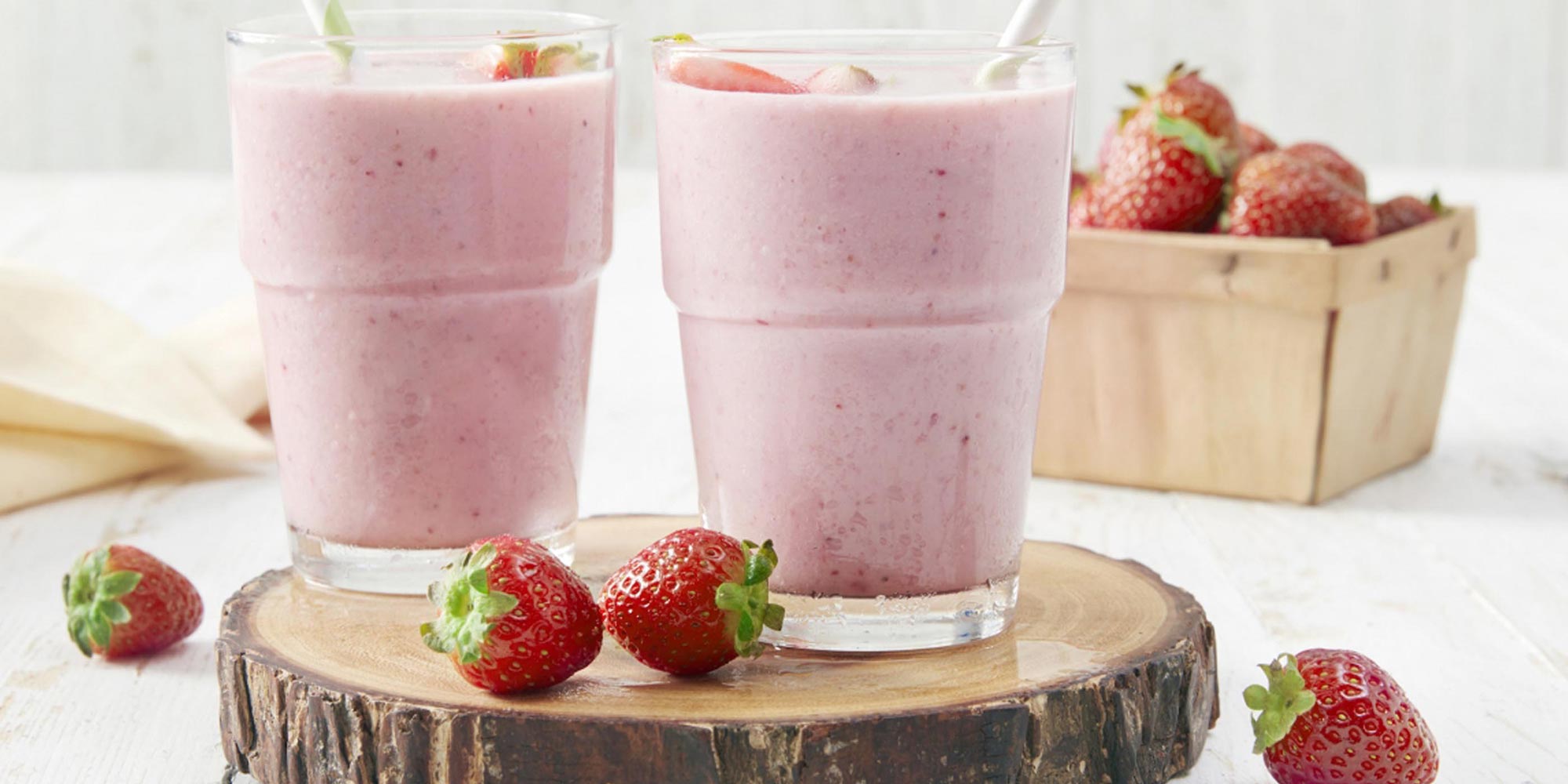 Strawberry Banana Smoothie Recipe Zero Calorie Sweetener & Sugar
