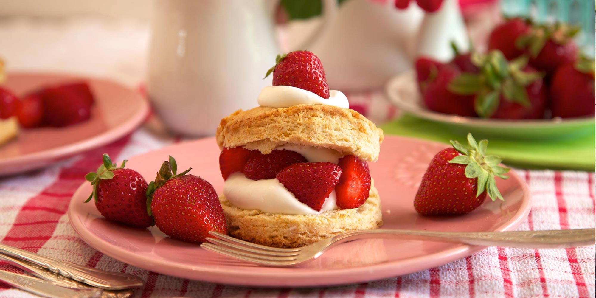 Shortcakes with Balsamic Strawberries Recipe Zero Calorie Sweetener