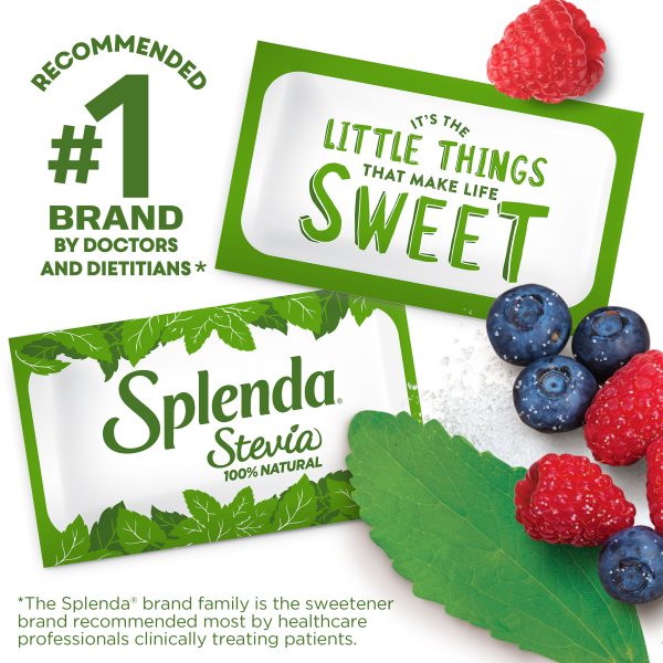 Splenda Stevia Sweetener Packets - #1 Recommended By Doctors and Dietitians