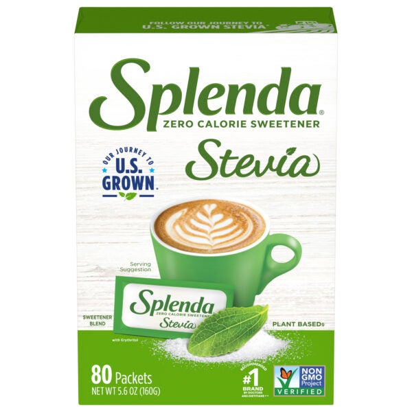Splenda Stevia Sweetener Packets - Front