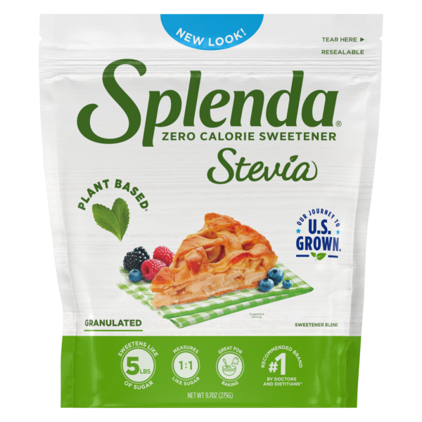 Splenda Stevia Sweetener 7.8oz Pouch - Front
