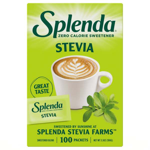Splenda Stevia Packets Front of Box