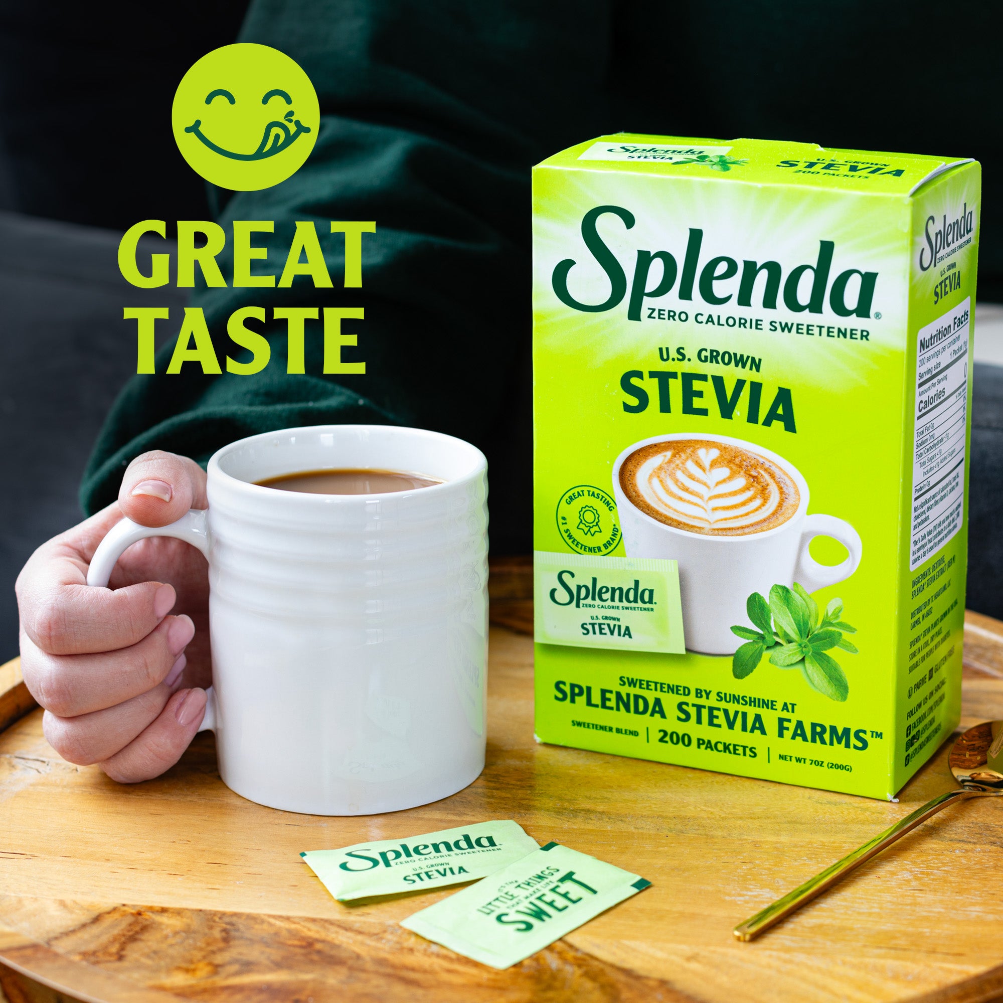Splenda Stevia, delicioso sabor