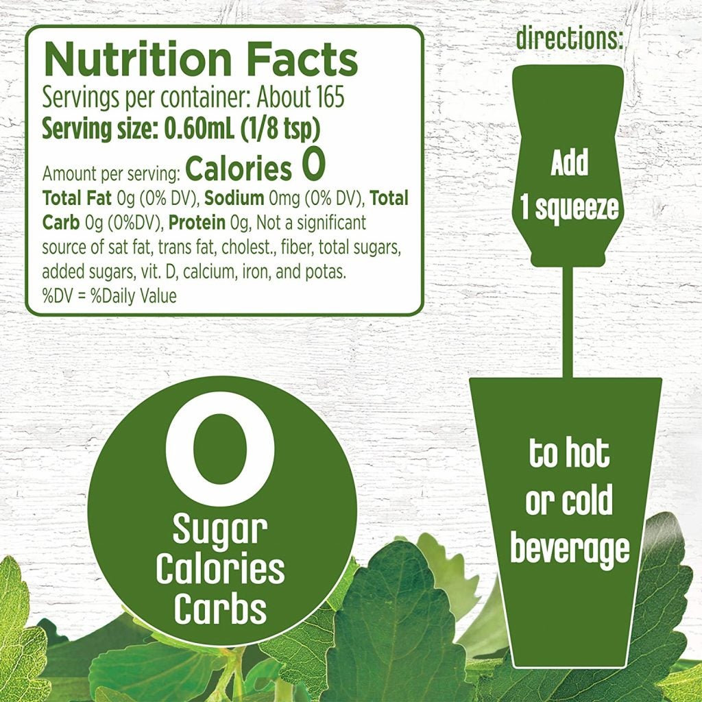 Splenda® Stevia Liquid Sweetener Nutrition
