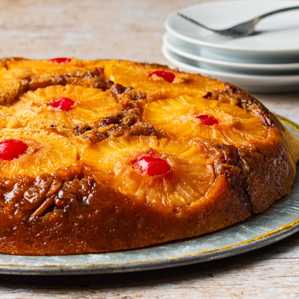 Skillet Pineapple Upside-Down Cake Recipe | Zero Calorie Sweetener & Sugar Substitute | Splenda Swee