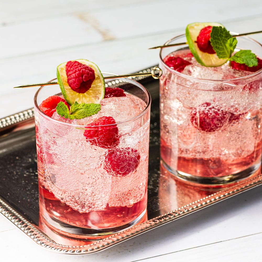 Raspberry Mint Julep Mocktail Recipe | Zero Calorie Sweetener & Sugar Substitute | Splenda Sweetener