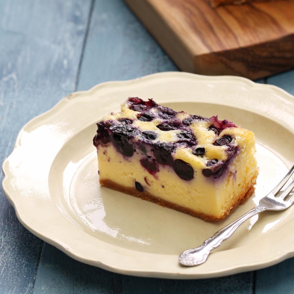 Blueberry Cheesecake Bars Recipe | Zero Calorie Sweetener & Sugar Substitute | Splenda Sweeteners