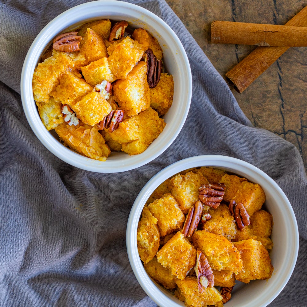 Individual Pumpkin Bread Puddings Recipe | Zero Calorie Sweetener & Sugar Substitute | Splenda Sweet