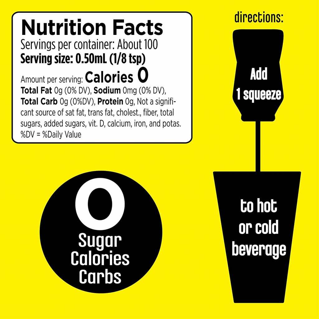 Splenda® Liquid Sweetener - Nutrition