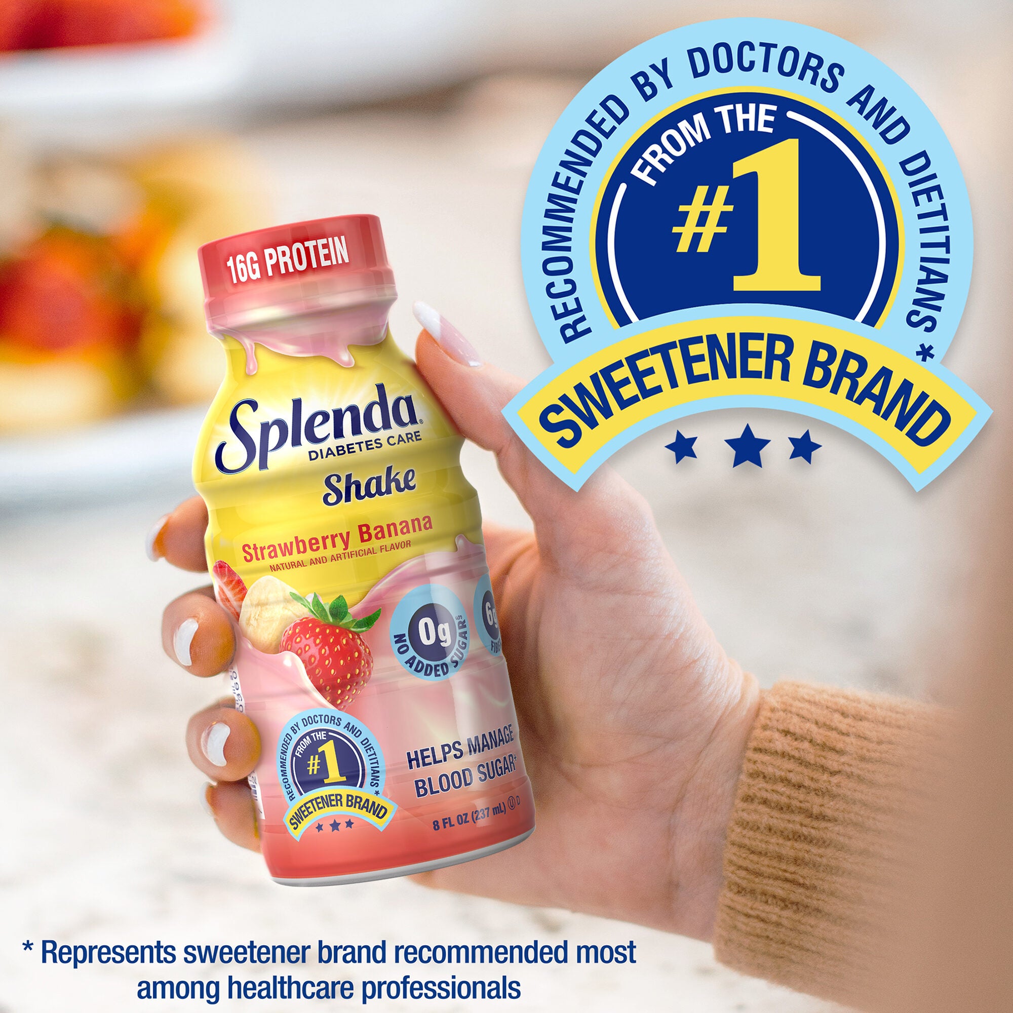 Splenda® Strawberry Banana Diabetes Care Shakes - From The #1 Sweetener Brand