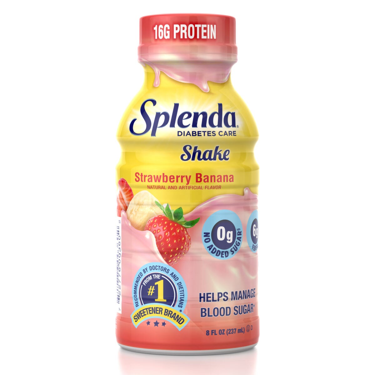 Splenda® Strawberry Banana Diabetes Care Shakes - Front