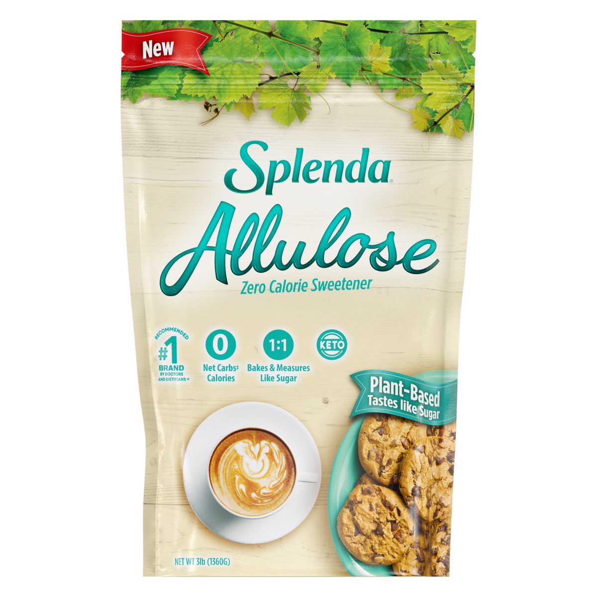Splenda® Endulzante con Alulosa, bolsa de 3 lb