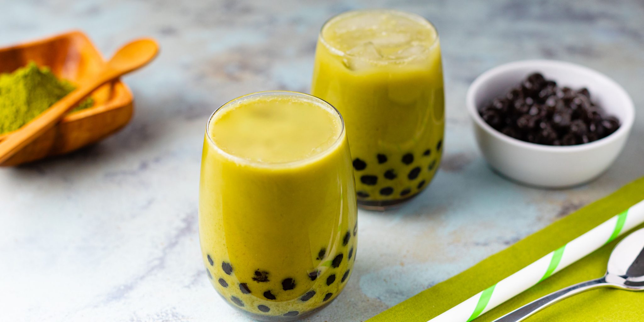 Creamy Matcha Bubble Tea Splenda®