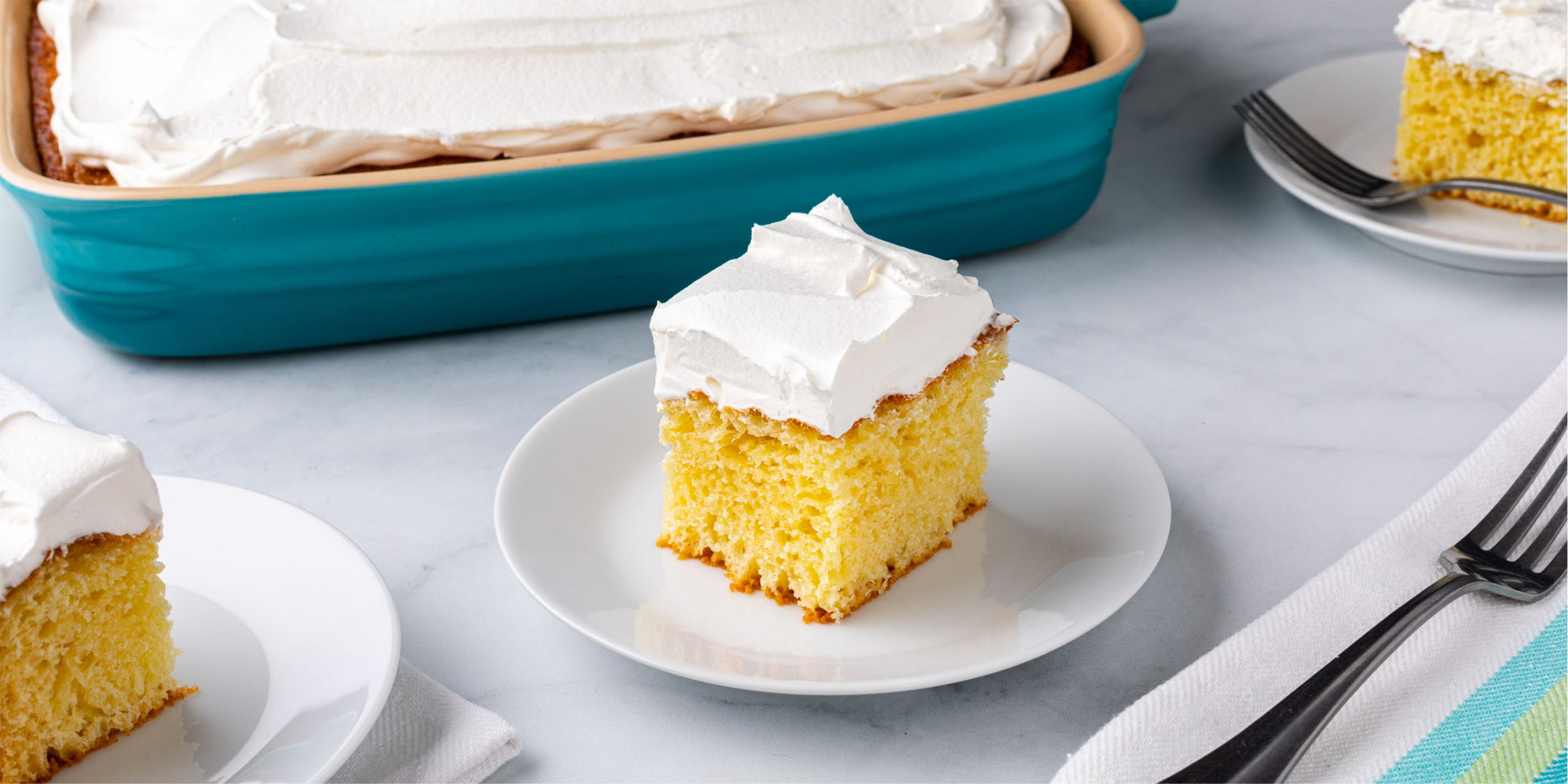 Very Vanilla Cake with Whipped Frosting Splenda®