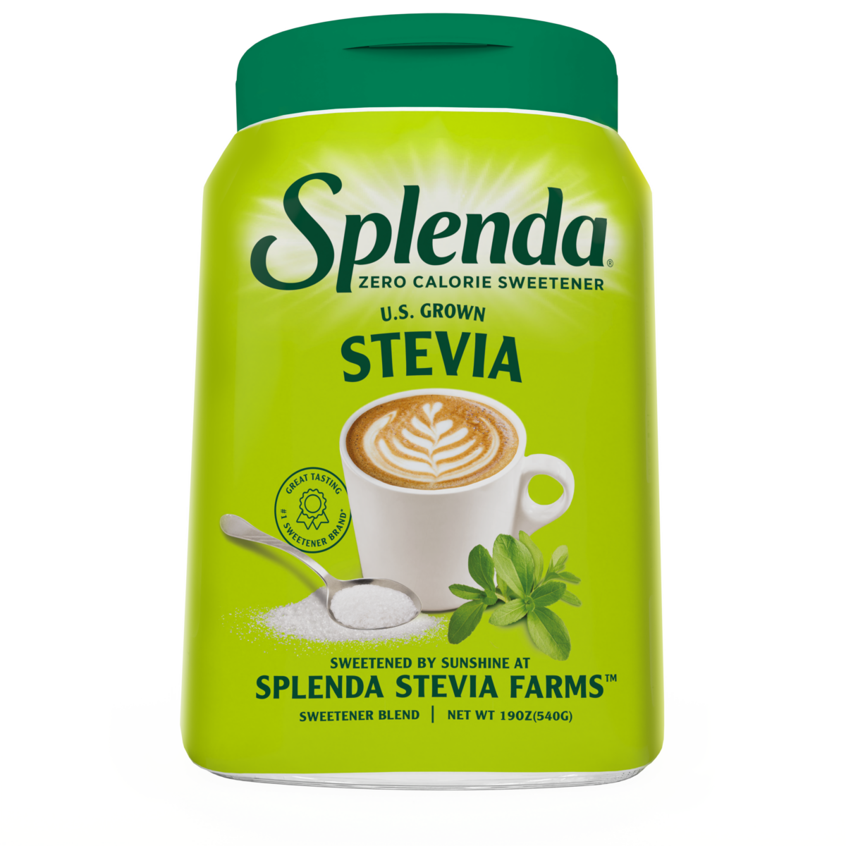 Splenda U.S. Grown Stevia Large Jar - Front
