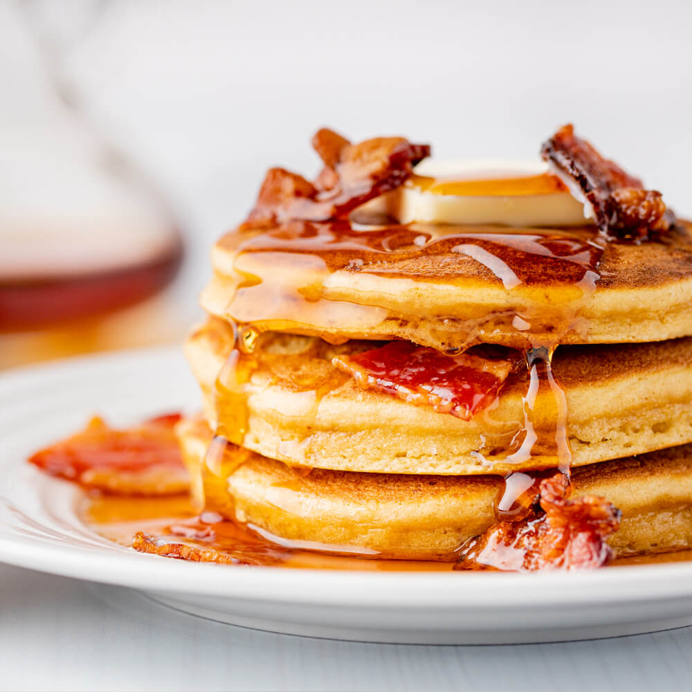 Keto Bacon-Bourbon Pancakes - Splenda®