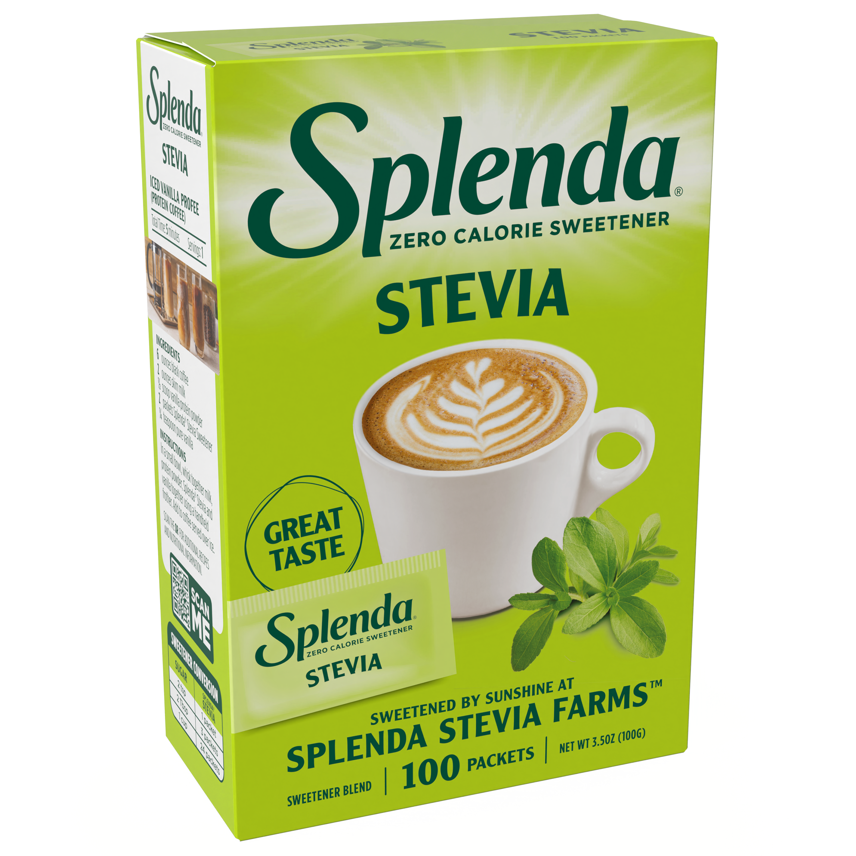 Splenda Stevia Packets 100ct