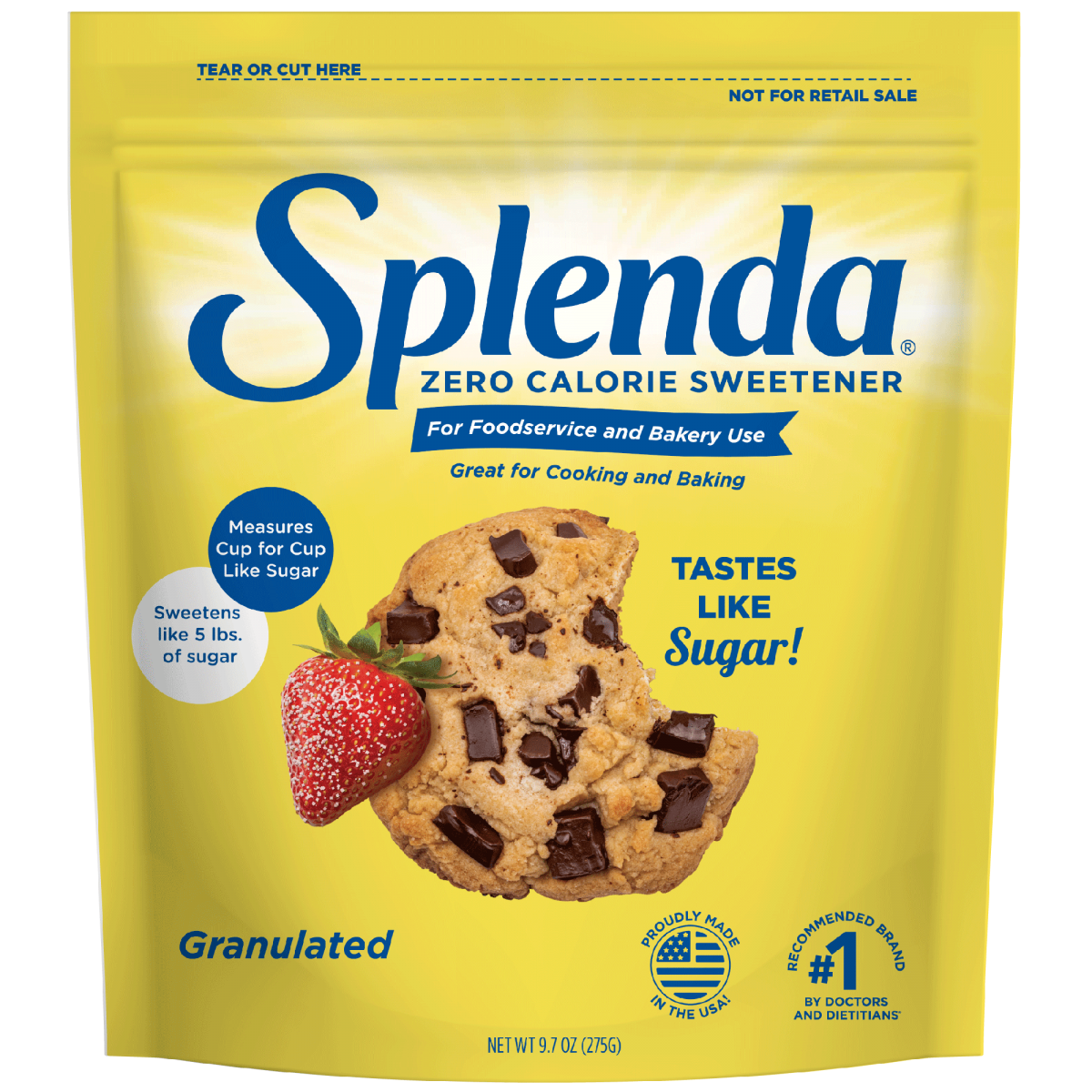 Splenda® Granulated Sweetener 8/9.7oz Bags