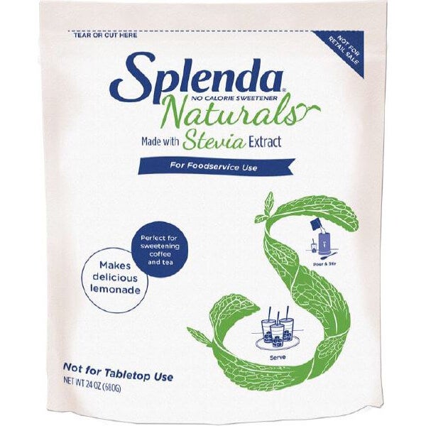 SPLENDA® endulzante granulado con Stevia de 4/24oz bolsas