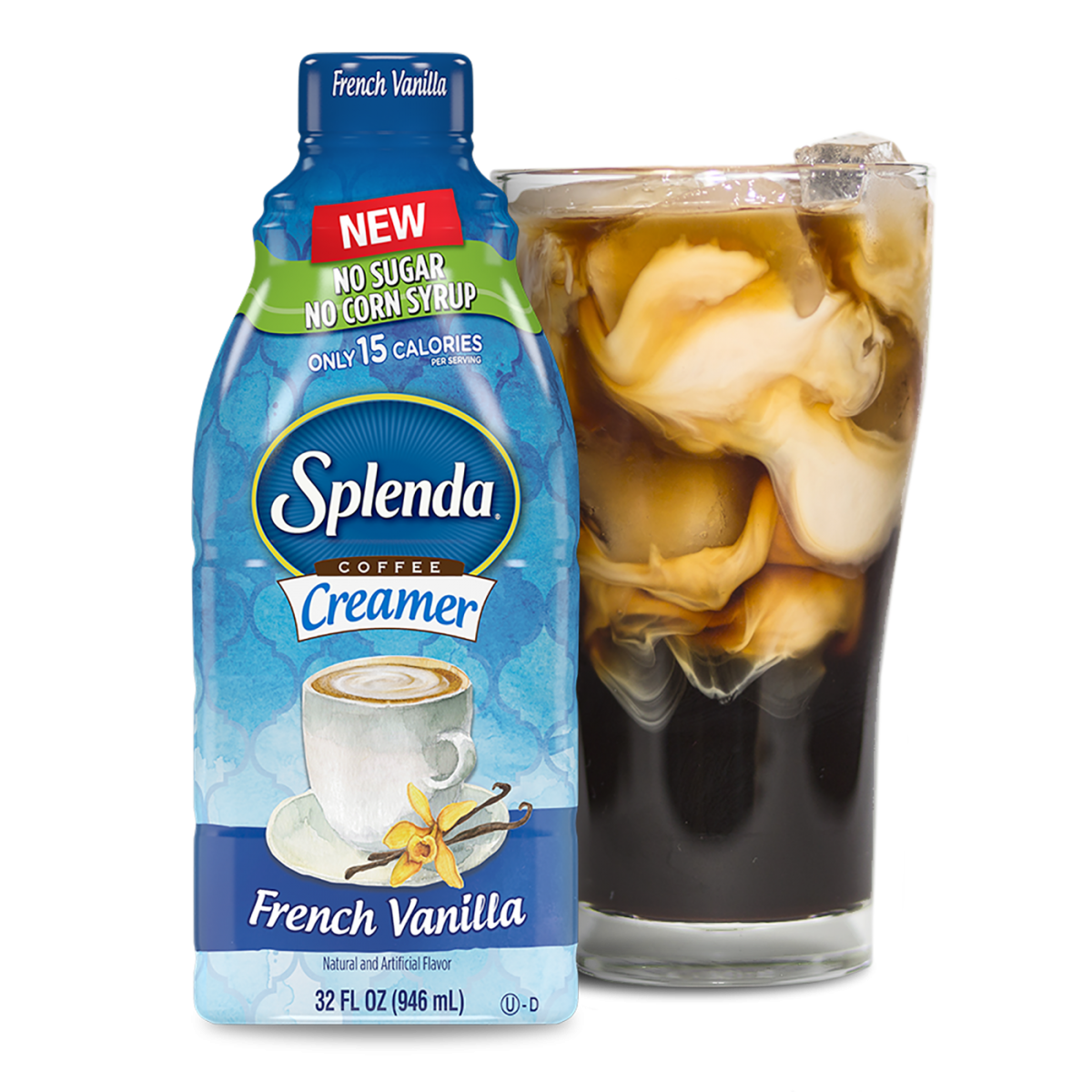 Splenda Sugar Free Coffee Creamers Only 15 Calories Per Serving! No