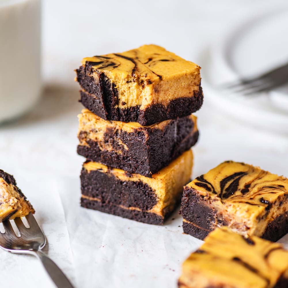 Keto Pumpkin Fudge Brownies Splenda®