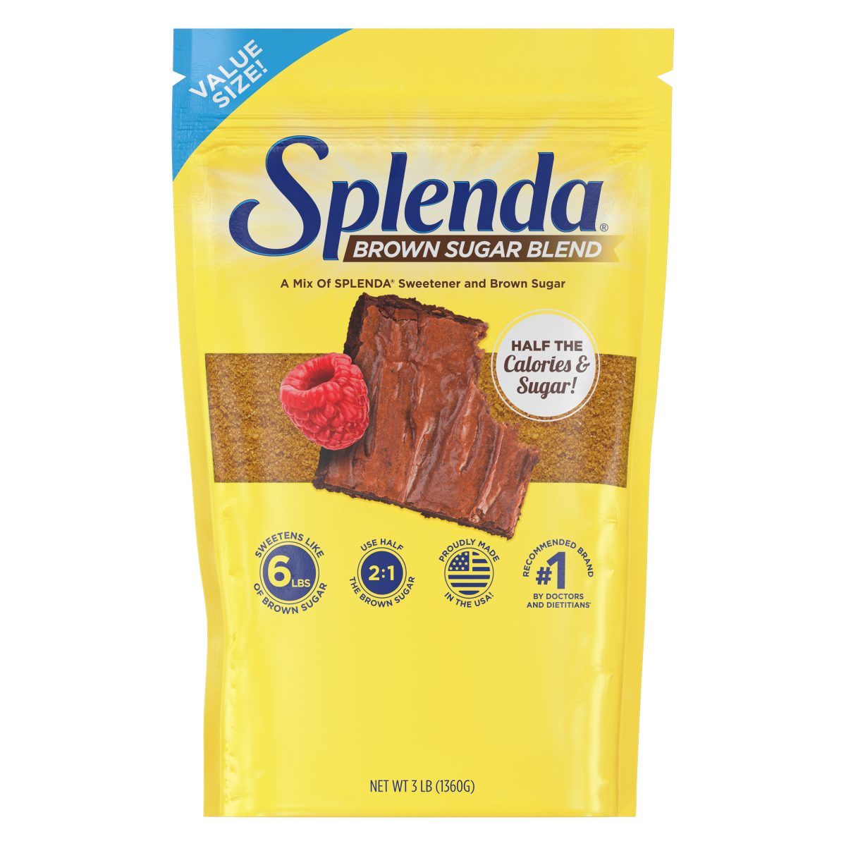 Splenda® Mezcla de Azúcar Morena, bolsa de 3 lb