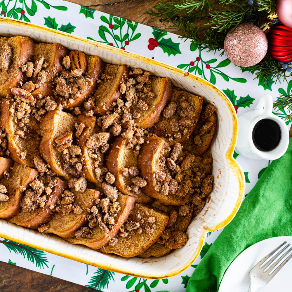 Keto Gingerbread French Toast Bake Splenda®