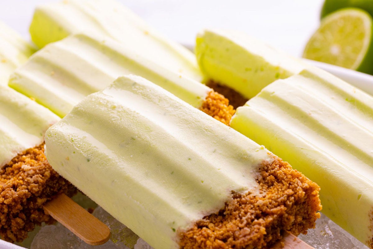 key lime ice cream pops