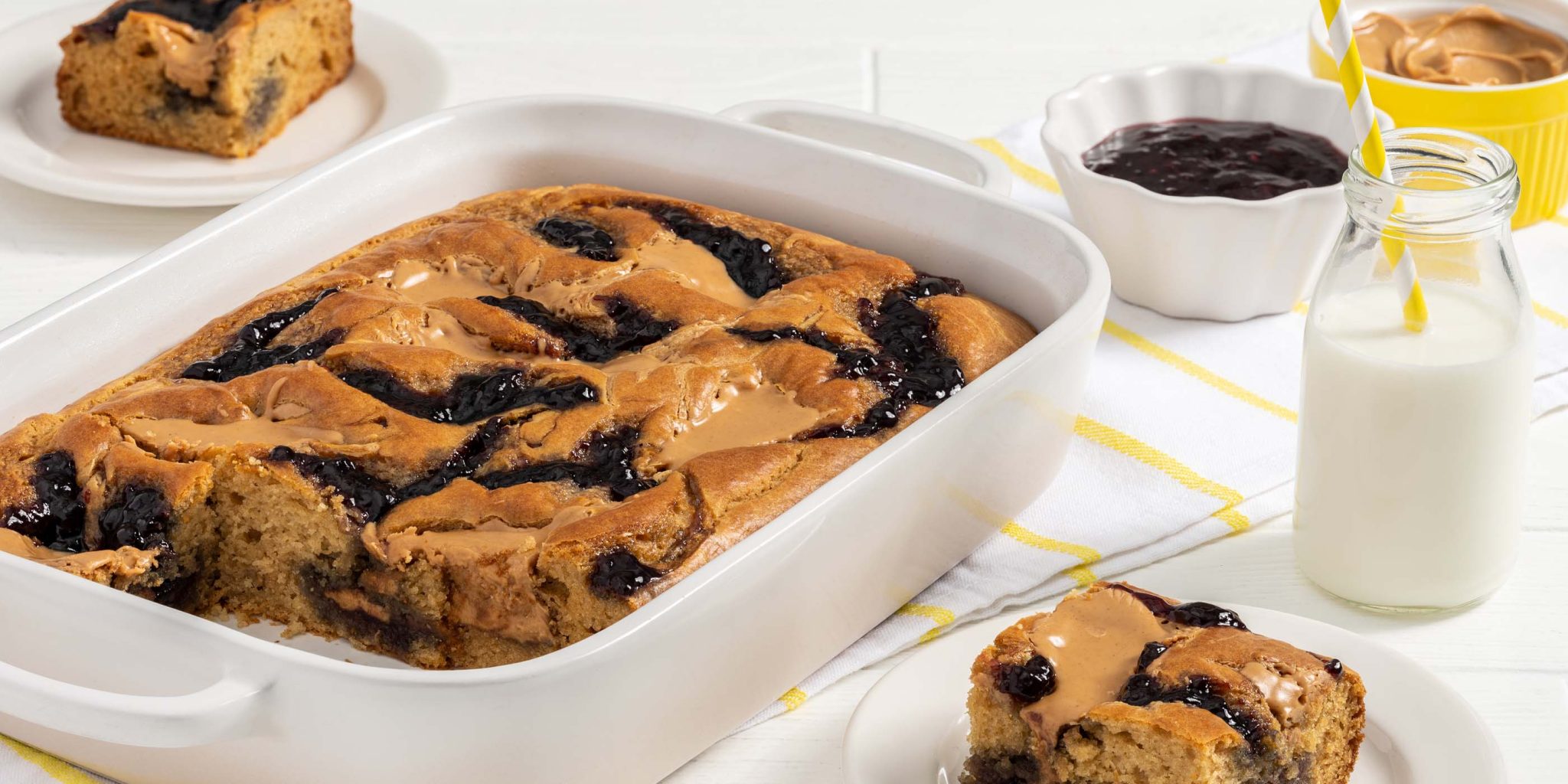 Peanut Butter and Jelly Snack Cake Splenda®