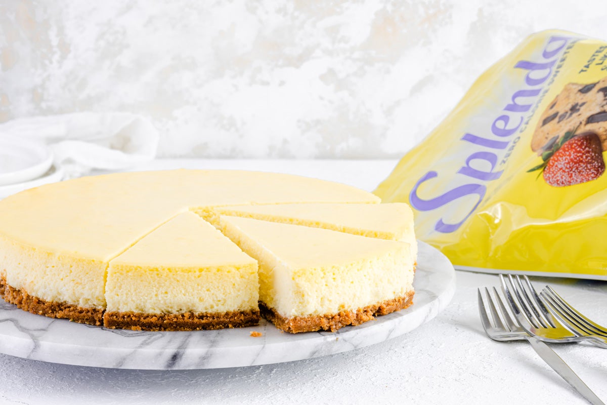 American Classic Cheesecake Made with Splenda Original Granulated Sweetener