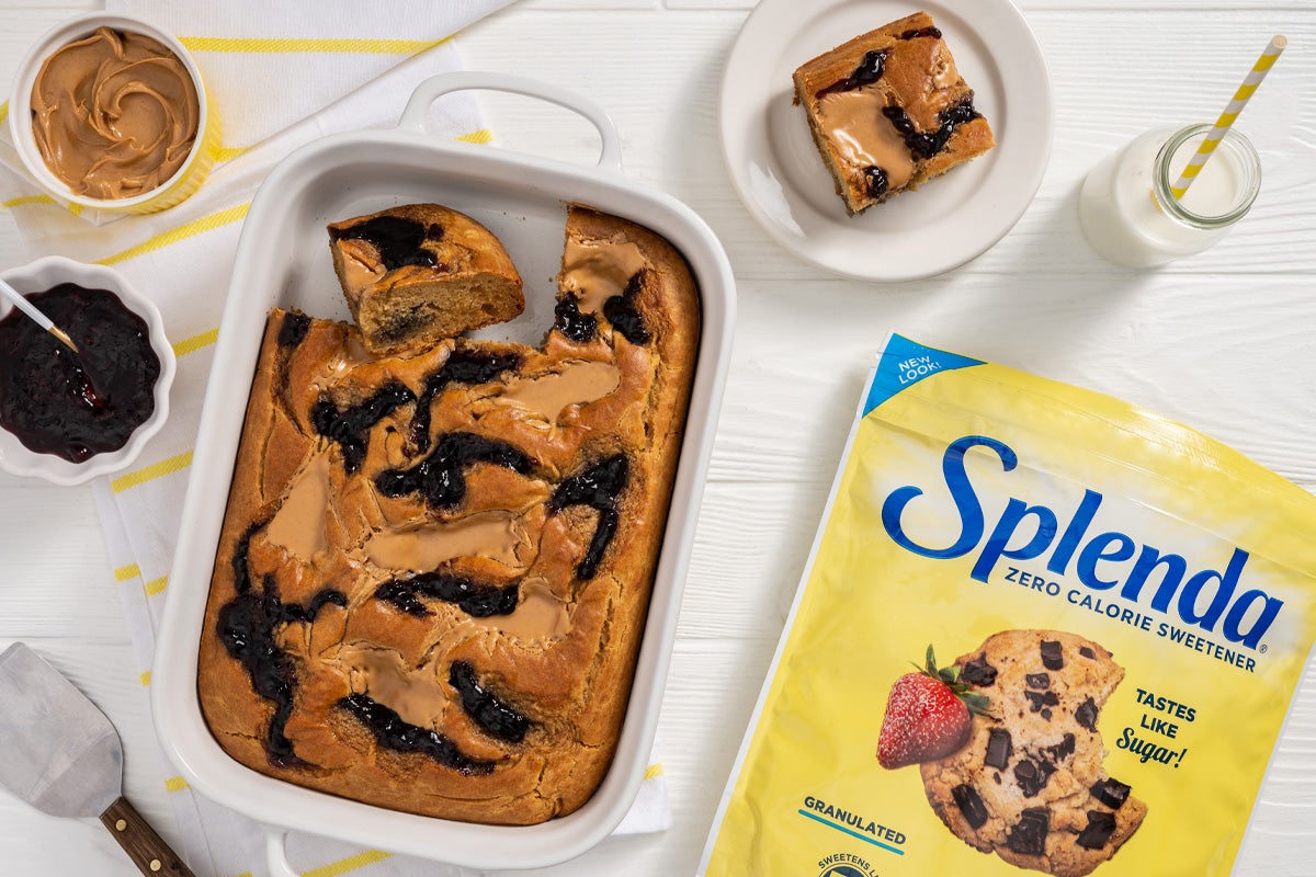 Splenda Peanut Butter and Jelly Snack Cake