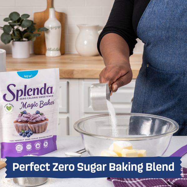 SPLENDA Magic Baker endulzante, bolsa de 16 oz, la mezcla para hornear perfecta sin azúcar