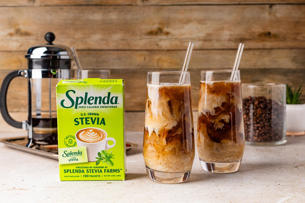 Iced Vanilla Profee made with Splenda Stevia