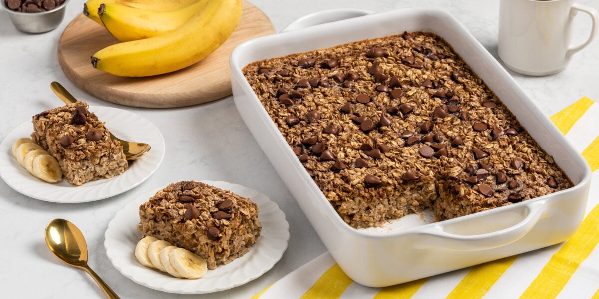 Chocolate Banana Bread Baked Oatmeal Splenda®