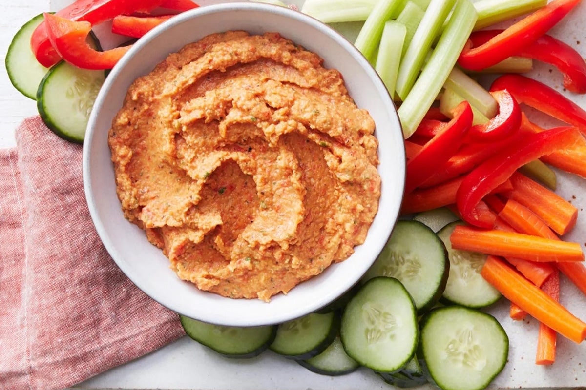 Sweet Red Pepper Hummus