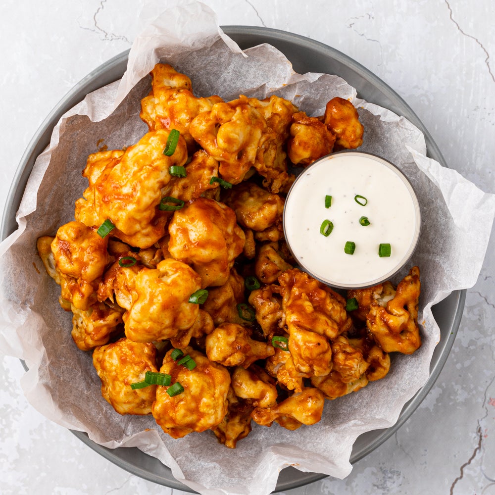 Air-Fryer "Honey" BBQ Cauliflower Wings - Splenda®