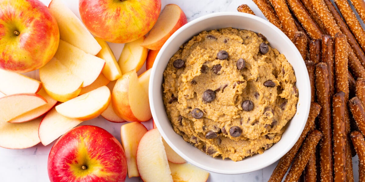 Hummus de masa para galletas