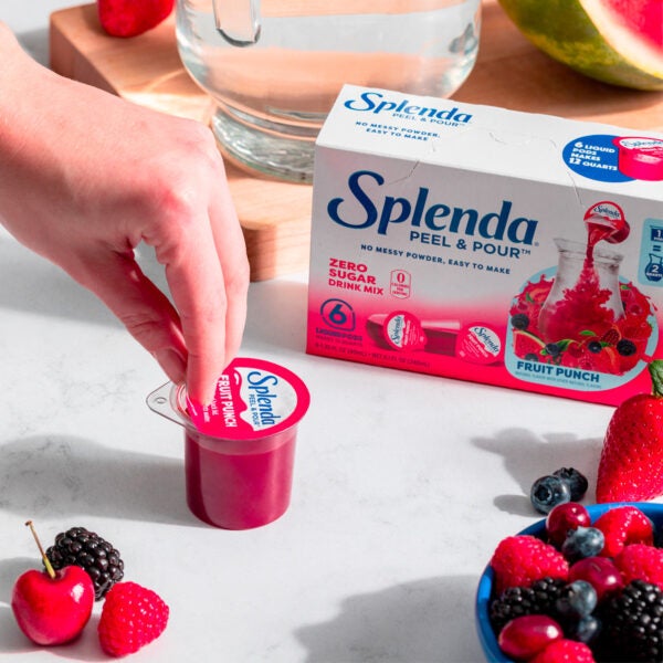 splenda peel and pour pods fruit punch