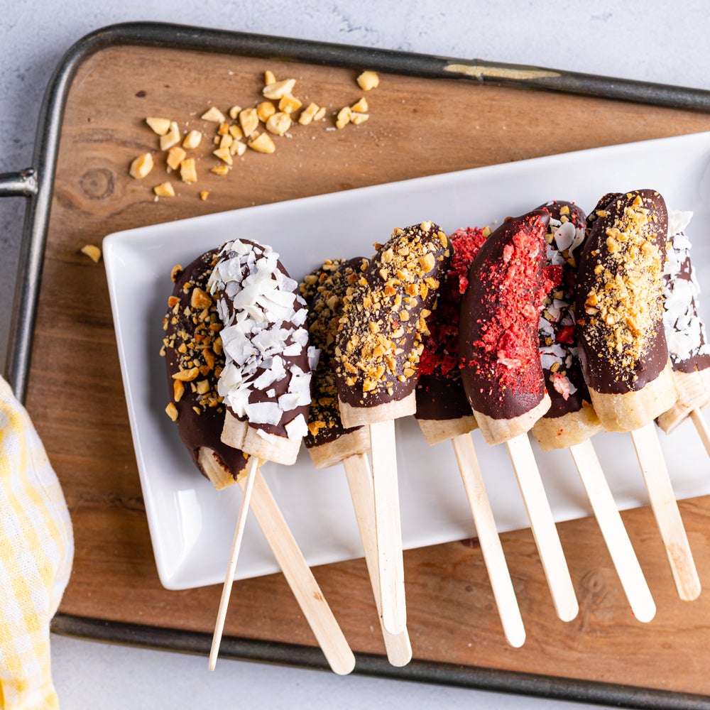 ChocolateCovered Banana Pops Splenda®
