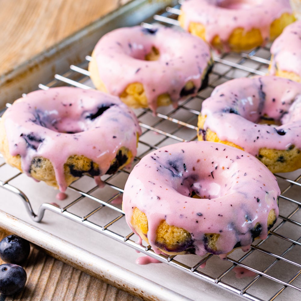 Vegan Blueberry Donuts Splenda®