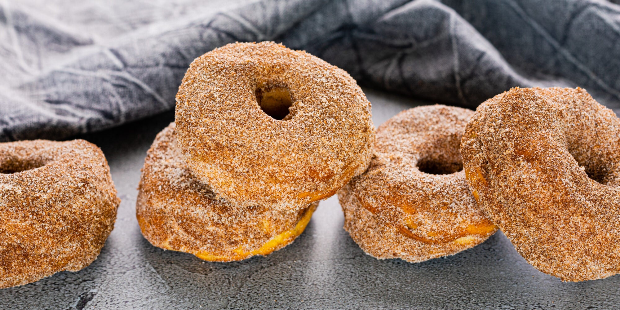 Air-Fryer Cinnamon Sugar Donuts