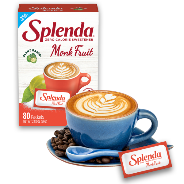 Splenda Monk Fruit Sweetener Packets - Perfect for Coffee