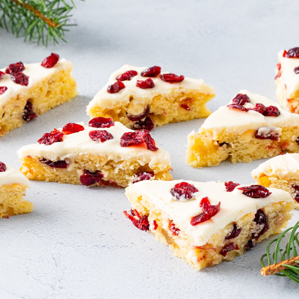 Cranberry Bars with Cream Cheese Frosting - Splenda®