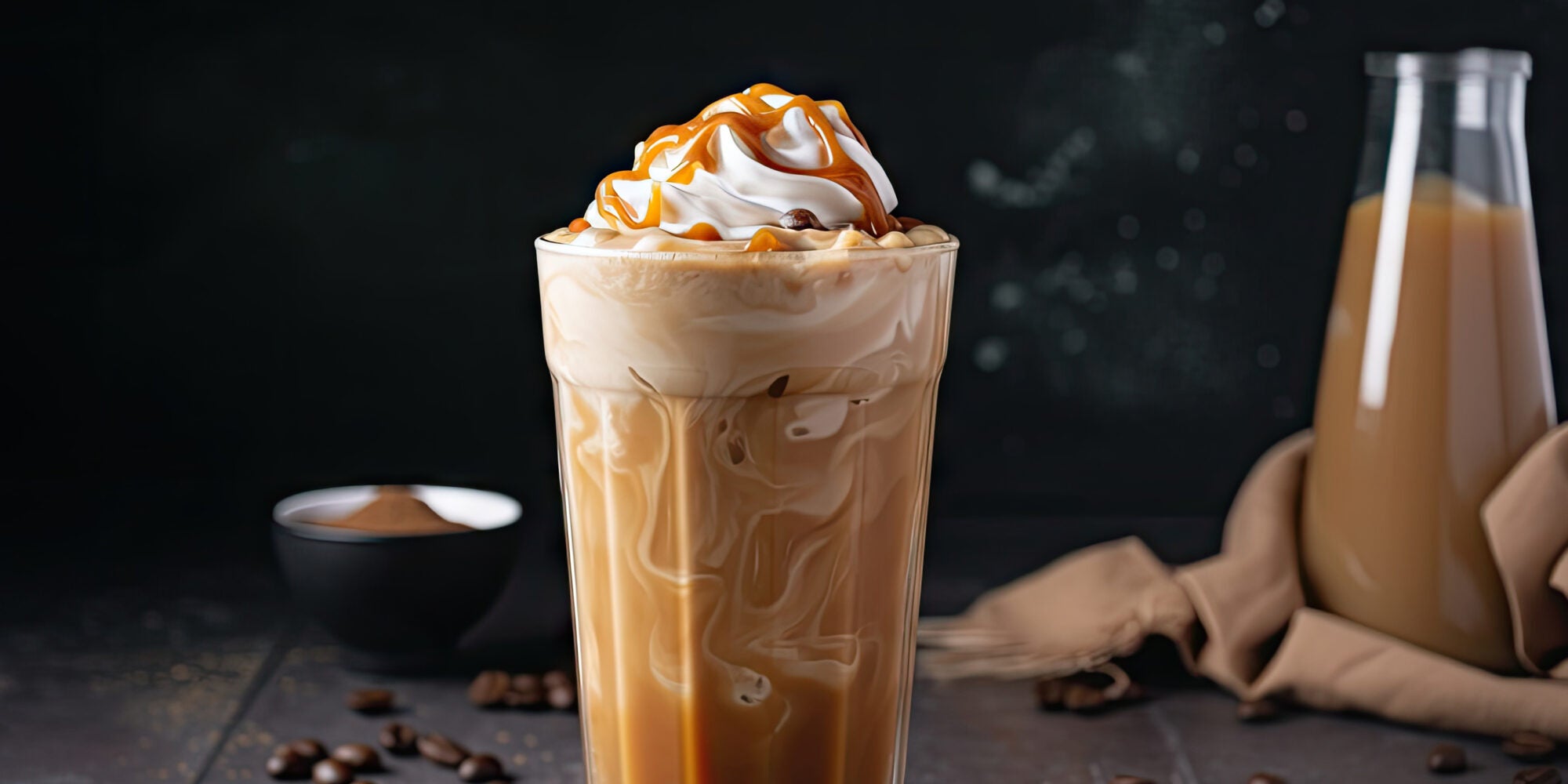 Iced Salted Caramel Latte