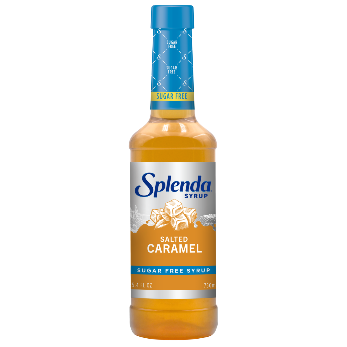 Splenda salted caramel coffee syrup sugar free