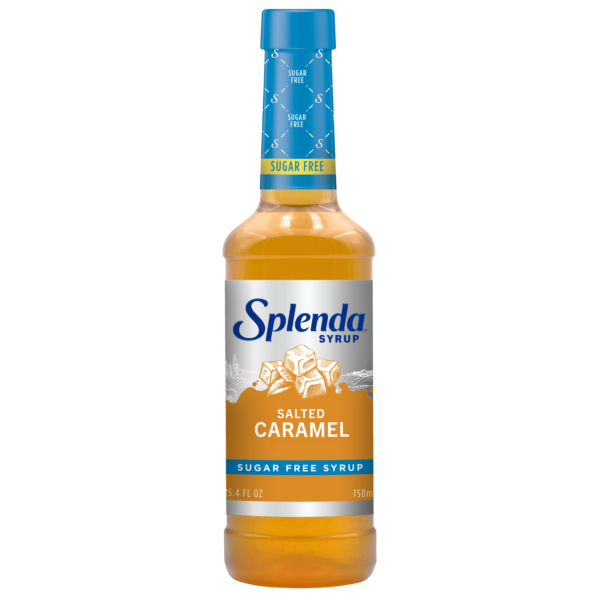 Splenda salted caramel coffee syrup sugar free